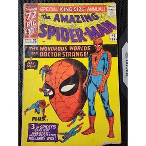 Amazing Spider-Man King-Size Annual #2 - 1st Dr. Strange Crossover. Low Grade